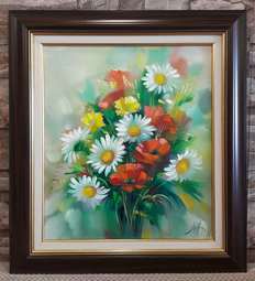 Полски цветя - маслени бои 1031