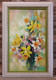 Картина живопис Пролетни цветя - код 10450