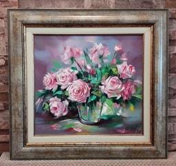 Картина Розови рози – автор Миглена Кирилова 10173