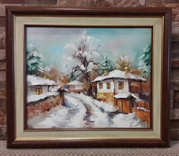 Зима на село - автор Миглена Кирилова 1084