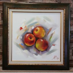 Ябълки - картина маслена живопис - код 10264