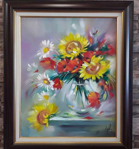 Картина Полски цветя във ваза 1024