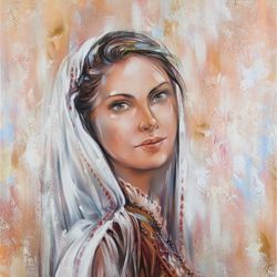 Female painting images