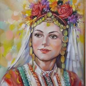 Картина Живопис Българка - код 10562