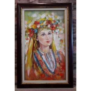 Картина живопис Българка - код 10560
